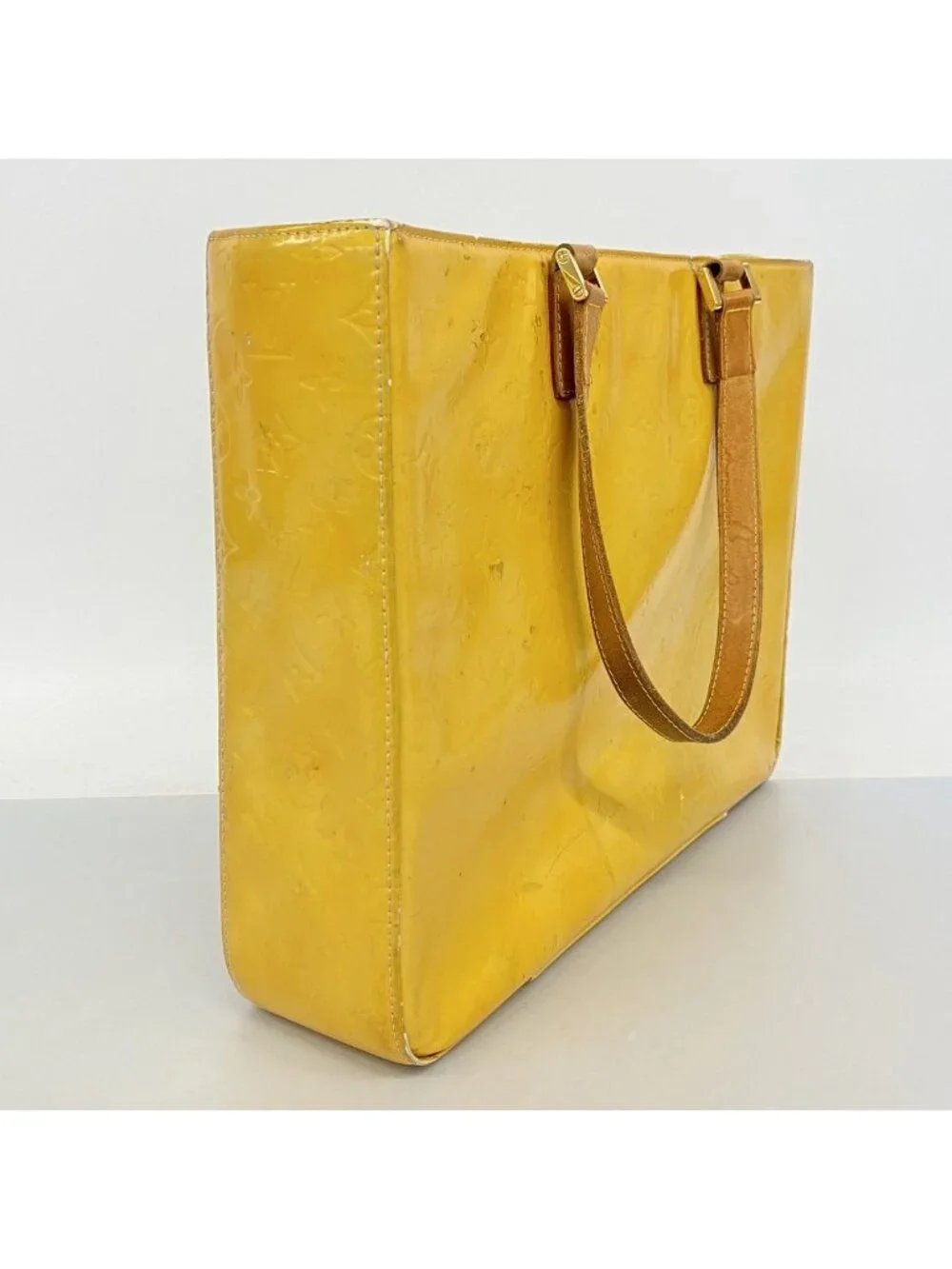Louis Vuitton Tote Vernis Columbus Gray
